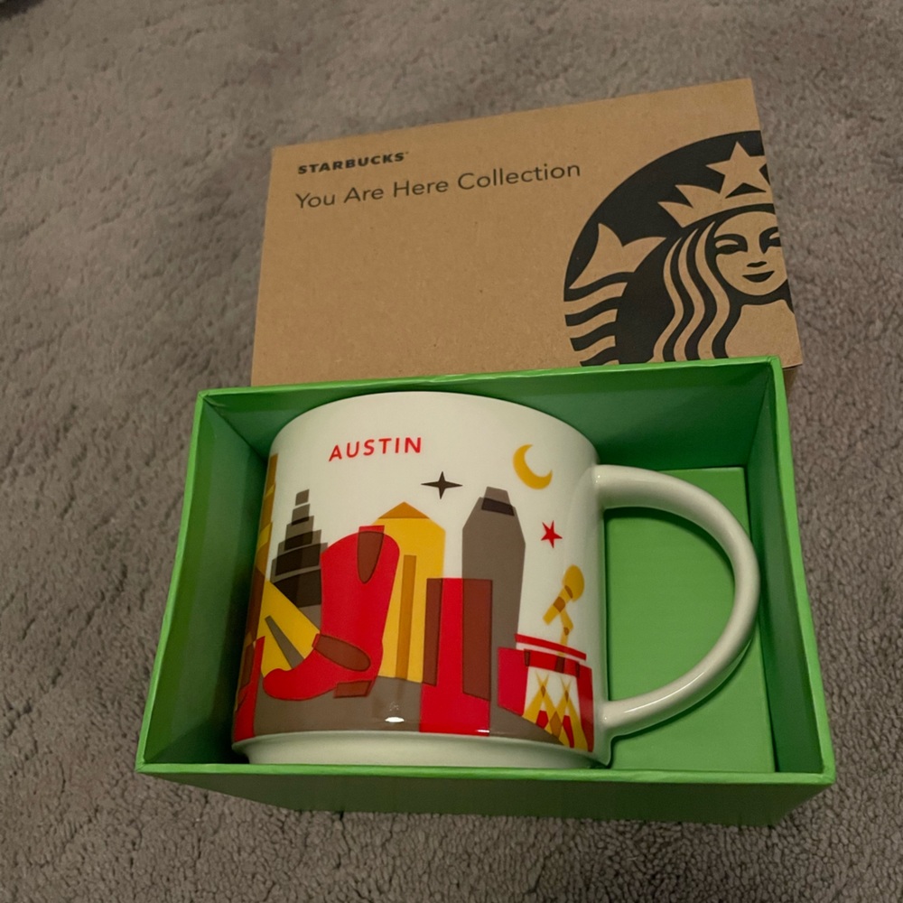 NIB Starbucks You Are Here Collection Mug - Austin
